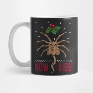 NOW KISS - Ugly Christmas Sweater Mug